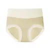 Ropa Interior de Modal para Mujer, Nueva Colección, Entrepierna Antibacteriana de Seda de Morera sin Costuras, Calzones de Cintura Media con Bloques de Color para Niñas, Ropa de Verano