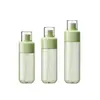 Set de Botellas Redondas de Fondo Plano Transparentes de 100ml para Fijador de Maquillaje, Botella Atomizadora de Agua Hidratante Cosmética de 150ml