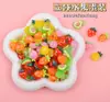 Platos de Juguete de Comida en Miniatura Accesorios de Resina para Bricolaje Pegamento de Crema Juego de Imitación Imanes para Refrigerador Materiales Platos de Juguete de Comida en Miniatura