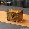 Mini Caixa de Armazenamento Vintage Estilo Chinês Caixa de Joias Embalagem de Joias Caixa de Presente Artesanato em Madeira Adereços de Cinema e Televisão