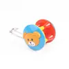 Juguete para pájaro loro bola de campana de plástico colgante piel de tigre loro alivio de congestión suministros para pájaros mascota juguete