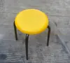 Taburete Redondo Pequeño Plástico Fibra de Vidrio Banco de Trabajo Taburete Silla de Taller Taburete para Snacks Shaxian Taburete de Barra Taburete de Hierro