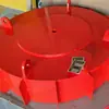 Removedor de ferro eletromagnético tipo disco, equipamento de remoção de ferro circular suspenso com autodescarga, removedor de ferro a disco para mina com autodescarga