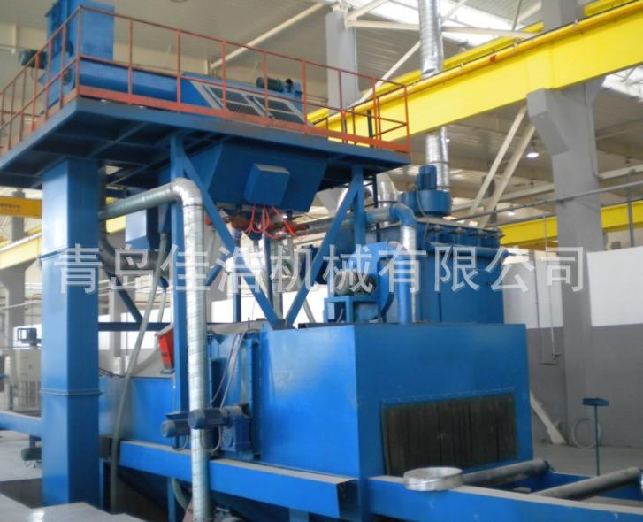 青岛佳浩Q69辊道通过式抛丸机8