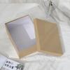 Caja de papel Kraft vintage Sachuse con tapa, para empaquetar lápiz labial, perfume, cosméticos, taza de aromaterapia, caja vacía de regalo