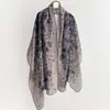 Novo Lenço Estampado Versátil de Moda Primavera/Verão 2026, Leve e Confortável, Adequado para Todas as Estações, Xale Longo Feminino para Exterior