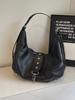 Bolso de Alta Gama para Mujer de Gran Capacidad 2026 Nuevo Verano Casual Moda Retro Hombro Cruzado Bolso Dumpling Tendencia