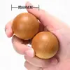 Escultura em Madeira de Tuia Natural Bola de Saúde Bola de Fitness de Madeira Sólida Bola de Pegada Exercício de Força da Mão Descompressão Bola de Massagem de Madeira