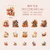 Hermoso Día Pegatinas para Mascotas Serie Canto de Pájaros y Casa con Flores Escenario de Jaula de Pájaros Pegatinas Decorativas DIY 30 Hojas 6 Diseños