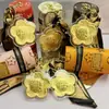 Produto Cultural e Criativo Banho de Ouro Ano do Cavalo, Chaveiro de Cavalo para Ganhar Dinheiro, Pingente de Celular, Charme de Bolsa, Presente de Dia dos Namorados Aniversário