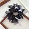 Goma para el pelo de organza hecha a mano de alta calidad para moño de niña