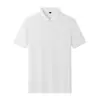 Roupas Masculinas para Meia-Idade e Idosos 2026 Nova Coleção de Verão 7A Antibacteriana Blusa Manga Curta Cor Lisa Seda de Amora Tamanho Grande Camiseta de Pai