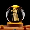 Fabricante Bola de Cristal Luminária Noturna Série Amantes Escultura Interna Ornamentos de Mesa Presente para Casais Pequenos Presentes Cristal Branco