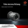 Tipo síncrono da roda do dente MXL do cabelo liso da fábrica que aperta o tipo 45# tratamento preto de aço para a roda síncrona da transmissão mecânica