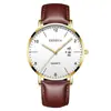 Reloj Minimalista de Cuarzo para Hombre, Indicador de Fecha Correa de Malla Negra Casual de Negocios Luminoso Reloj de Pulsera para Estudiante