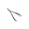 Fábrica em estoque atacado tesoura para cutícula salão de unhas especial pinça oblíqua de aço inoxidável remoção de cutícula pinça de beleza para manicure