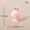 Enfeites de Micro Paisagem Coelho Fofo Criativo Decoração de Artesanato DIY de Resina para Desktop Pequenos Enfeites Acessórios Atacado