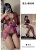 Diversão noturna comércio exterior Feminino malha sexy renda pijama plus size sedutor sexy lingerie saia curta transparente adulto
