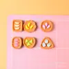 Juguetes de Comida Miniatura Simulada, Accesorios de Postre de Resina, Decoración con Pegamento de Crema DIY, Mini Adornos, Formas Lindas de Dibujos Animados