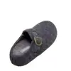 Estilo Igual al de Mamá Uva Aumenta la Altura 5cm~Dos Versiones de Pantuflas de Lana Cálidas Felpa Perezosas Birkenstock/Medias Zapatillas