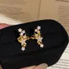 Pinzas para Orejas Estrella Zircón Star Whisper para Mujeres Sin Perforaciones, Exquisitos Pendientes de Nicho con un Toque de Lujo Ligero y de Alta Gama