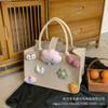 Muñeca de Dibujos Animados Bolsa de Fieltro Bolsa de Compras Caja de Regalo Linda para Niños Bolsa de Hombro de Fieltro para Banquete de 100 Días de Bebé