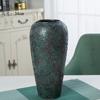 Nuevo Jarrón de Cerámica Estilo Chino, Maceta de Barro Vintage para Flores Secas, Adorno para Arreglo Floral de Sala de Estar con Ligeras Imperfecciones