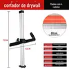 Artefato de Corte para Gesso Corte Tábua de Corte Dobrável Empurrador Manual Marcenaria Teto Empurrador Especial Aço Inoxidável