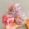 Diademas Pequeñas de Colores para Niños, Gomas para el Cabello de Alta Elasticidad del Tamaño de un Pulgar para Niñas, Cuerdas para el Cabello de Princesa Dopamina
