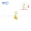 Pendientes de Aleación de Titanio F136 Nicho Gato Mascota Anillo Corredor Oro High-End Ear Cuff Versátil Cuidado del Agujero de la Oreja Pendiente