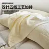 Novedad 2025, fundas de almohada de gasa de algodón puro, juego de dos, resistentes al aceite, fundas de almohada 100% algodón, absorbentes de sudor, transpirables, antideslizantes y que no se caen