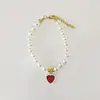 Collar para Mascotas, Collar de Perlas para Gato, Collar para Perro, Colgante Vintage de Amor, Accesorios Lindos para Gatos y Perros