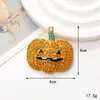 Accesorios Populares Transfronterizos de Araña Incrustada de Diamantes, Calabaza, Cabeza de Fantasma, Creativos, Versátiles, Aleación de Zinc, Joyería de Halloween, Accesorios DIY