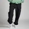 Calça de Moletom Europeia e Americana Amazon para Mulheres Outono e Inverno, Corte Solto, Tamanho Grande, Forrada com Fleece, Espessa, Quente, Fashion, Emagrecedora