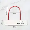En stock al por mayor bolsa de papel asa de cuerda de mano cuerda de cuerda de papel kraft bolsa de mano bolsa de papel color cuerda de kraft cuerda de papel fabricantes