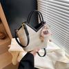 Bolso Cubo de Moda Versátil Transfronterizo 2026 con Textura, Bolso de Hombro y Cruzado de Bloques de Color Sencillos, Bolso de Mano Pequeño para Mujer