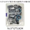 Herramienta de Roscado para Tuberías de Hilo Interno y Externo, Herramienta de Roscado Integrada para Tuberías PPR de 1/2 Pulgada y 3/4 Pulgada, Juego de Macho y Terraja