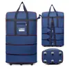 Maleta de Equipaje Universal Plegable con Ruedas Expansible 158 Maleta de Facturación para Aerolínea Capacidad Extra Grande Bolsa para Estudiar en el Extranjero Mudanzas Viajes