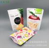 Bolsa de Embalaje Autoportante de Manzana Deshidratada Personalizada, Bolsa de Embalaje para Snack de Fruta Deshidratada y Nueces, Bolsa Ziplock con Cierre de Cremallera de Plástico y Papel de Aluminio