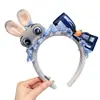 Diadema de Fiesta de Desempeño de Oficial de Policía Conejo de Zootopia, Pasador de Cabello de Orejas de Conejo para Actuación, Tocado para Fotos de Parque de Atracciones para Mujeres