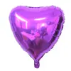 Globos de Papel de Aluminio en Forma de Corazón de 18 Pulgadas, Suministros de Decoración Monocromáticos para Bodas y San Valentín, Globos Lisos en Forma de Corazón para Decoración de Habitaciones de Boda