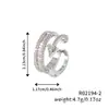 Moxi Jewelry Nuevo Anillo Geométrico Irregular con Apertura Ajustable de Precio, Anillo Ajustable Versátil de Moda