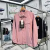 Jaqueta Masculina Resistente ao Desgaste, Repelente à Água, Série V para Negócios, para Deslocamento Urbano, Leve, para Uso ao Ar Livre, Casaco à Prova de Vento com Colarinho Reversível, Estilo Camisa