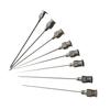 Aguja Dispensadora de Precisión de Acero Inoxidable de 60 mm Aguja de Punta Metálica de Boca Plana Inyector Experimental Aguja Extendida