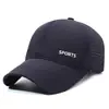 Gorra de béisbol de malla perforada de ala suave para hombre, nueva de verano, secado rápido, ligera, transpirable, simple, sombrero para el sol para exteriores, protector solar