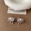Aretes de Zirconia Perla Gimnesis con Sentido del Diseño para Mujer Aretes de Lujo Ligero Retro Elegantes de Personalidad a la Moda para Combinar con Todo