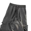 Pantalones Holgados Drapeados Americano Retro High Street Color Puro Primavera y Otoño Talla Grande Pierna Ancha Rectos Barrido de Piso Versátiles Pantalones Casuales para Hombre