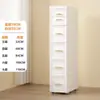 Gabinete de Almacenamiento tipo Cajón Ancho Estilo Europeo 18/38/58, Gabinete de Almacenamiento de Plástico Multicapa, Gabinete Móvil para Almacenamiento de Snacks y Juguetes