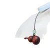 Colgante Llavero Palo de Rosa Hoja Pequeña Colgante Calabaza Pequeña Tallado en Palo de Rosa Colgante Llavero Coche
