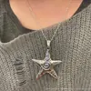 Colar com Pingente de Estrela Espiral Prata Estrela Corrente de Suéter Doce Cool Garota Popular Nicho 2025 Novo Vintage Corrente para Clavícula